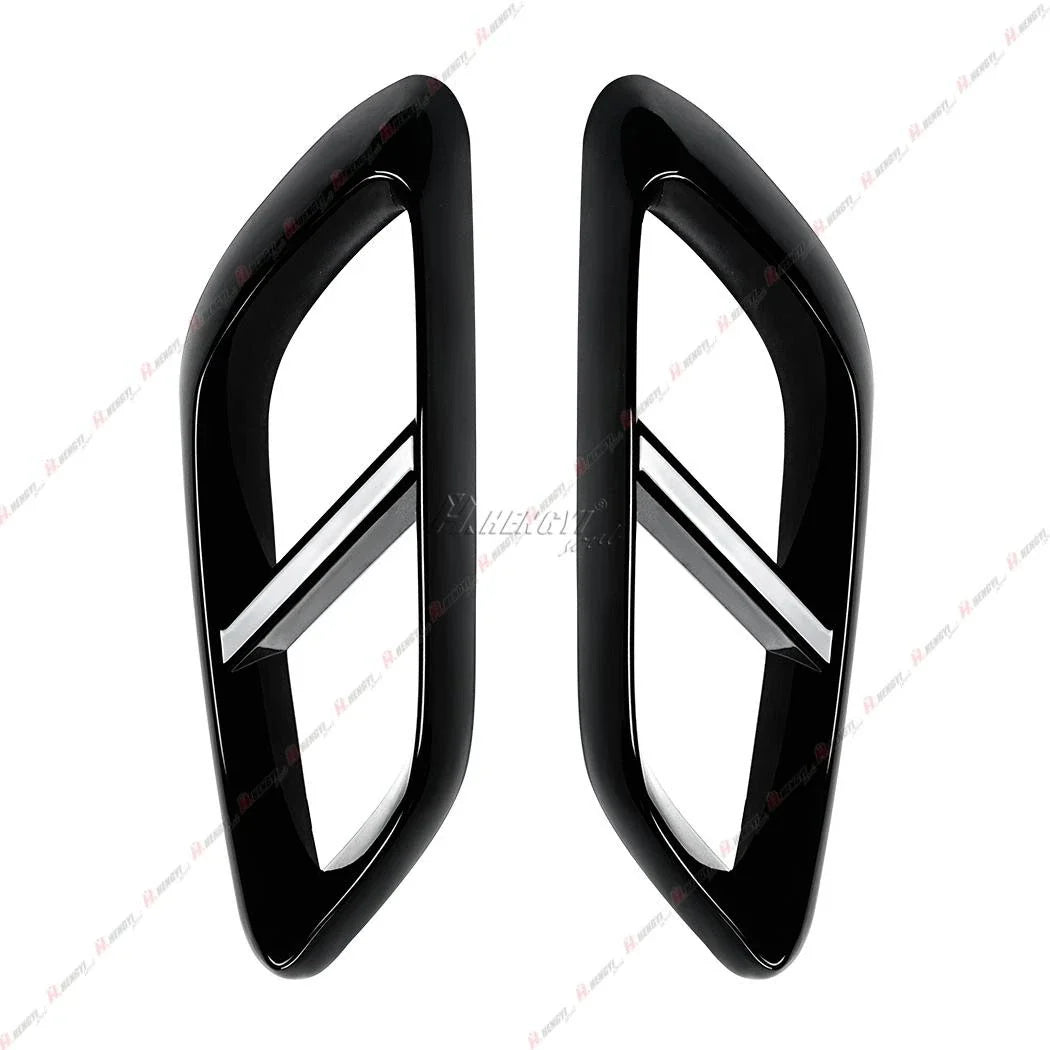 Gloss Black Rear Exhaust Tip Cover for Mercedes E-Class AMG-Line Sedan