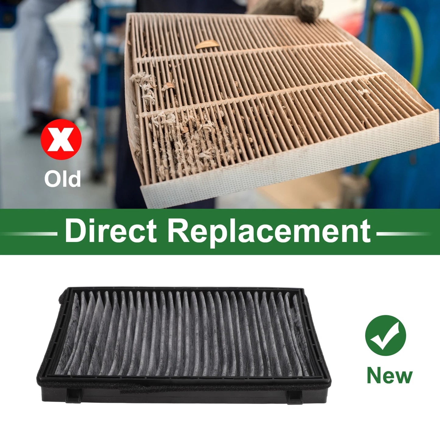 Cabin Air Filter for Chevrolet Captiva C100 (2006–2018) CUK2622