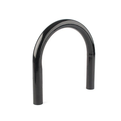 Black Stainless Steel Rear Seat Hoop Loop Frame Trim for Universal Cafe Racer