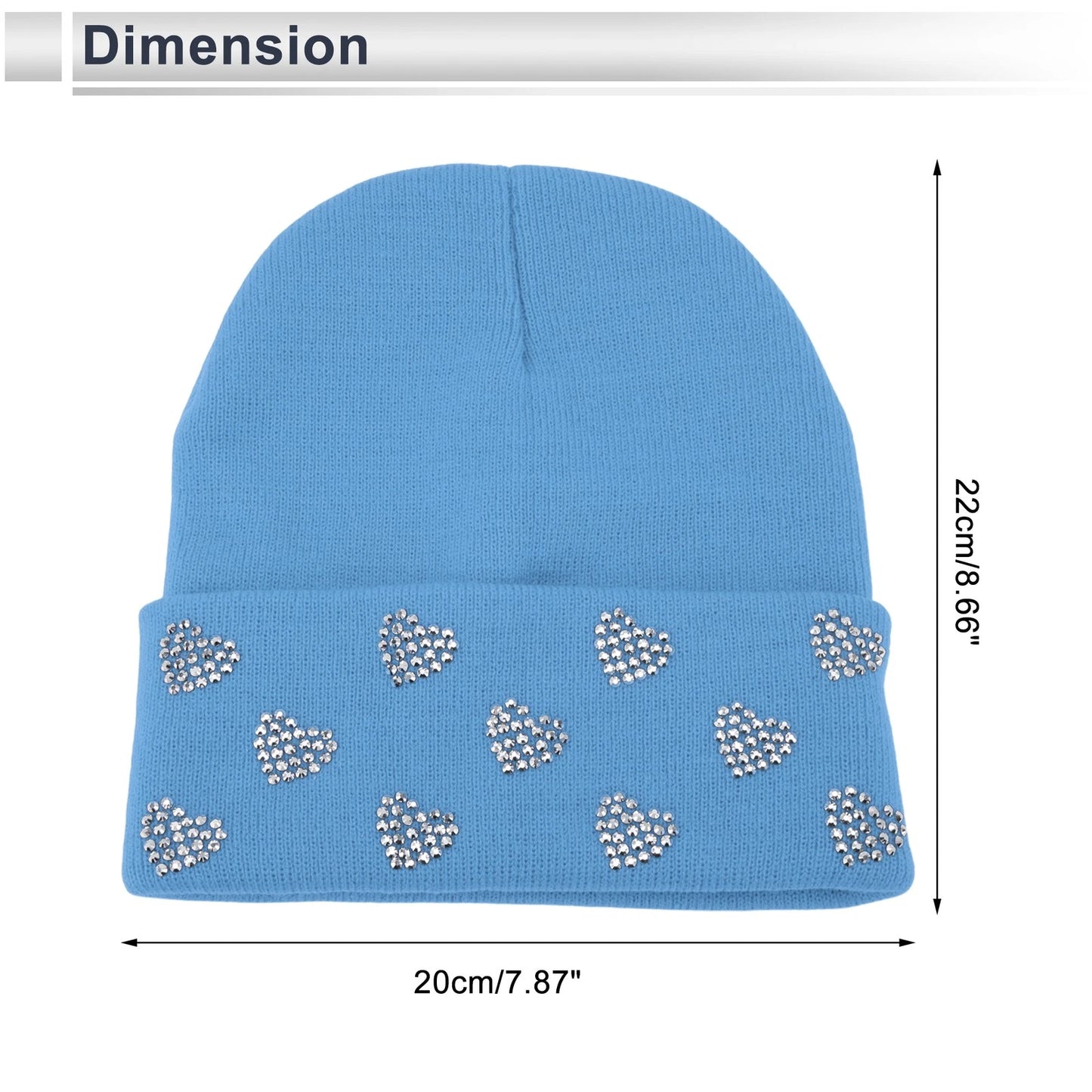Cycling Hat for Universal Fit (22x20cm) - Warm, Comfortable, Breathable