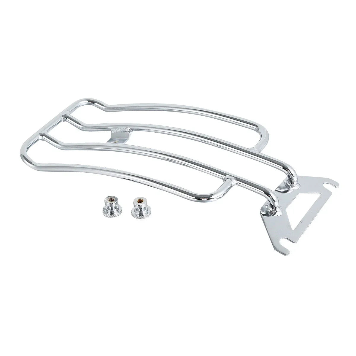 Chrome Solo Seat Luggage Rack for Harley Touring Road King (1998-2022)