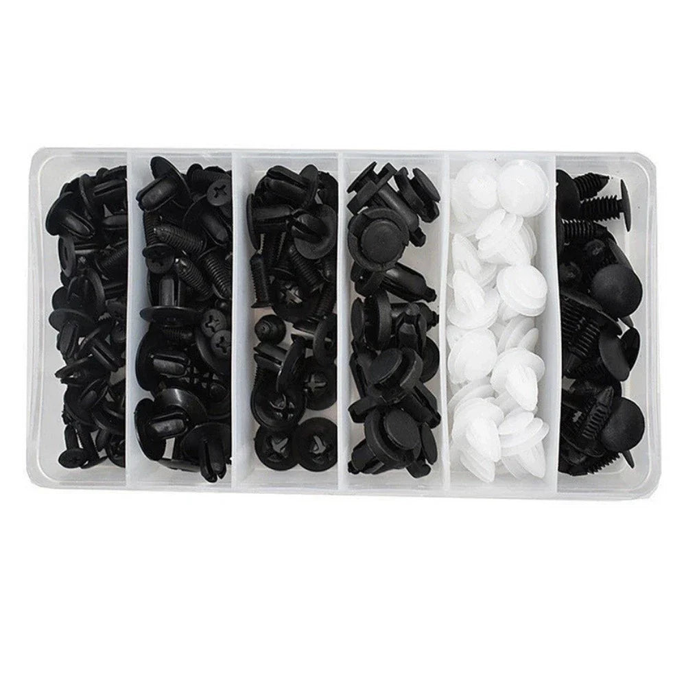 100Pcs Body Push Retainer Pins for Bumper Door Trim Panel Fasteners