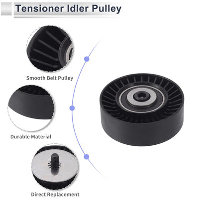 Drive Belt Idler Pulley for BMW 335 (2007–2013) No. 11287557851 Black