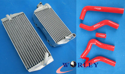Aluminum Radiator & Silicone Hose Set for Suzuki RMZ450 (2006)