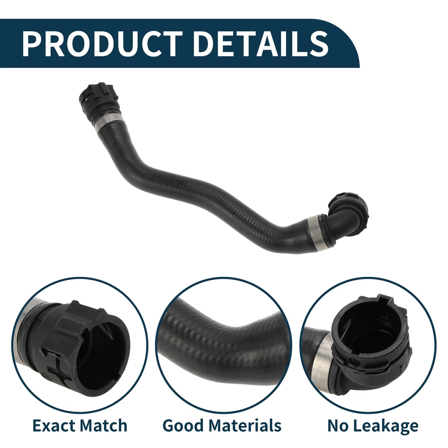 Radiator Hose No. 11531716643 for BMW Z3 (1995–2003) Cooling Hose