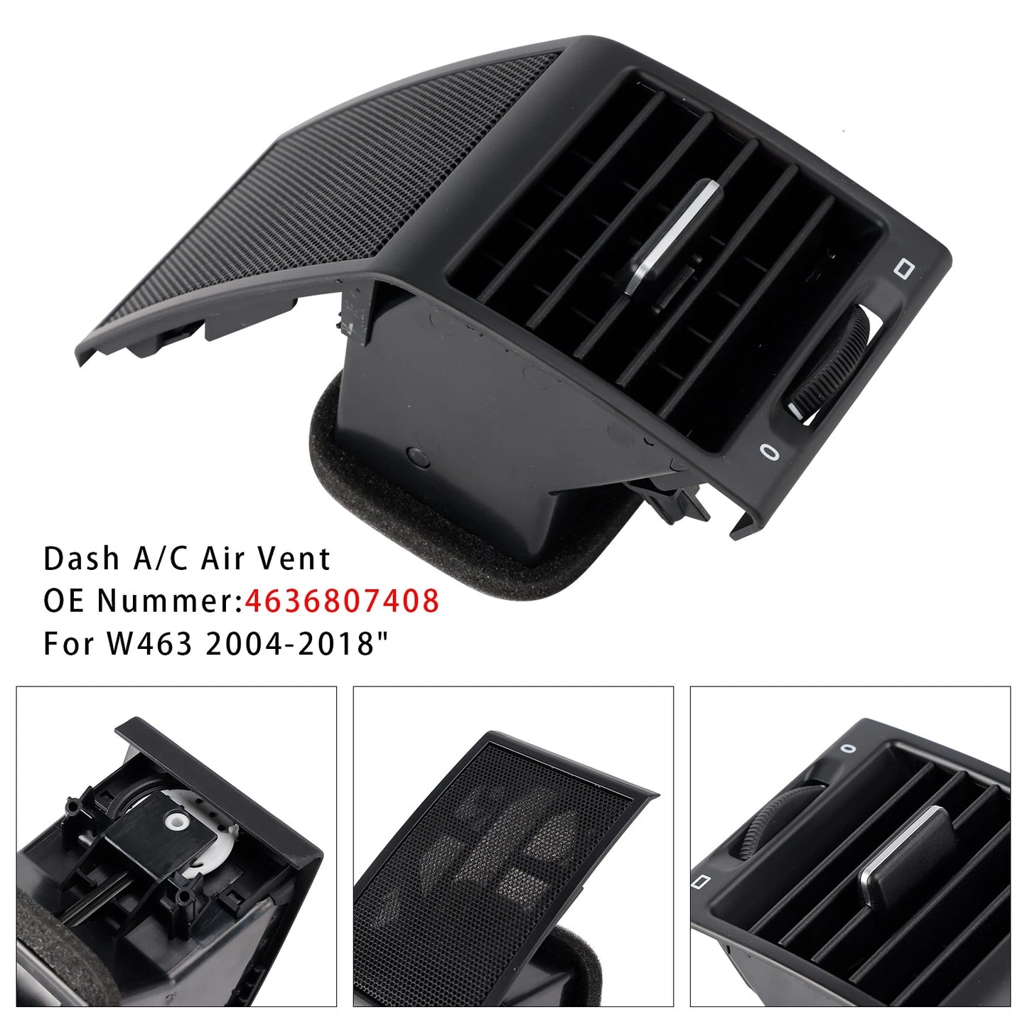 1x Dash A/C Air Vent 4636807408 for Mercedes Benz G55 G500 G550 (2004–2018)