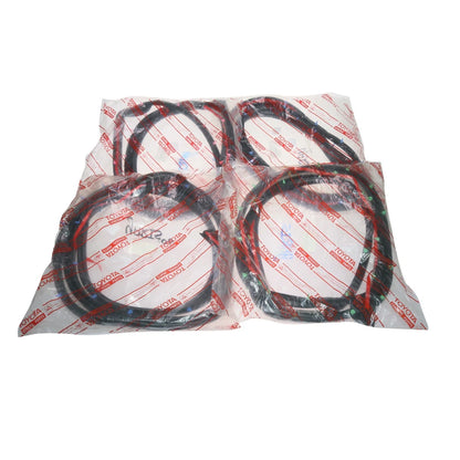 Set of 4 Door Weatherstrips for Toyota Belta Vios Yaris (2006–2009)