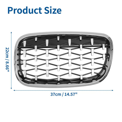 Front Hood Bumper Grille Grill 1 Pair for BMW X5 X6