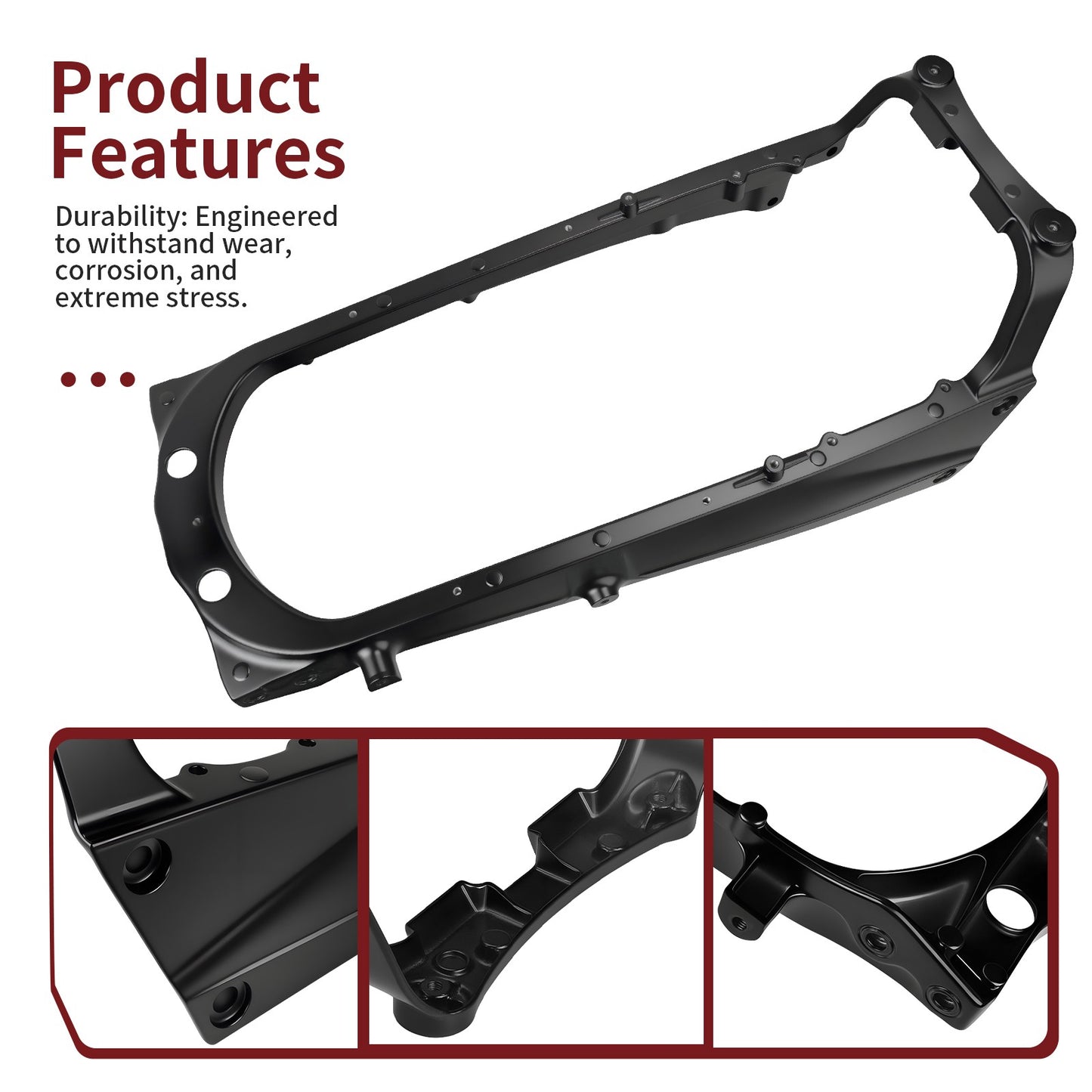 Sub Frame for Yamaha Raptor 700 700R (2006–2024) Black