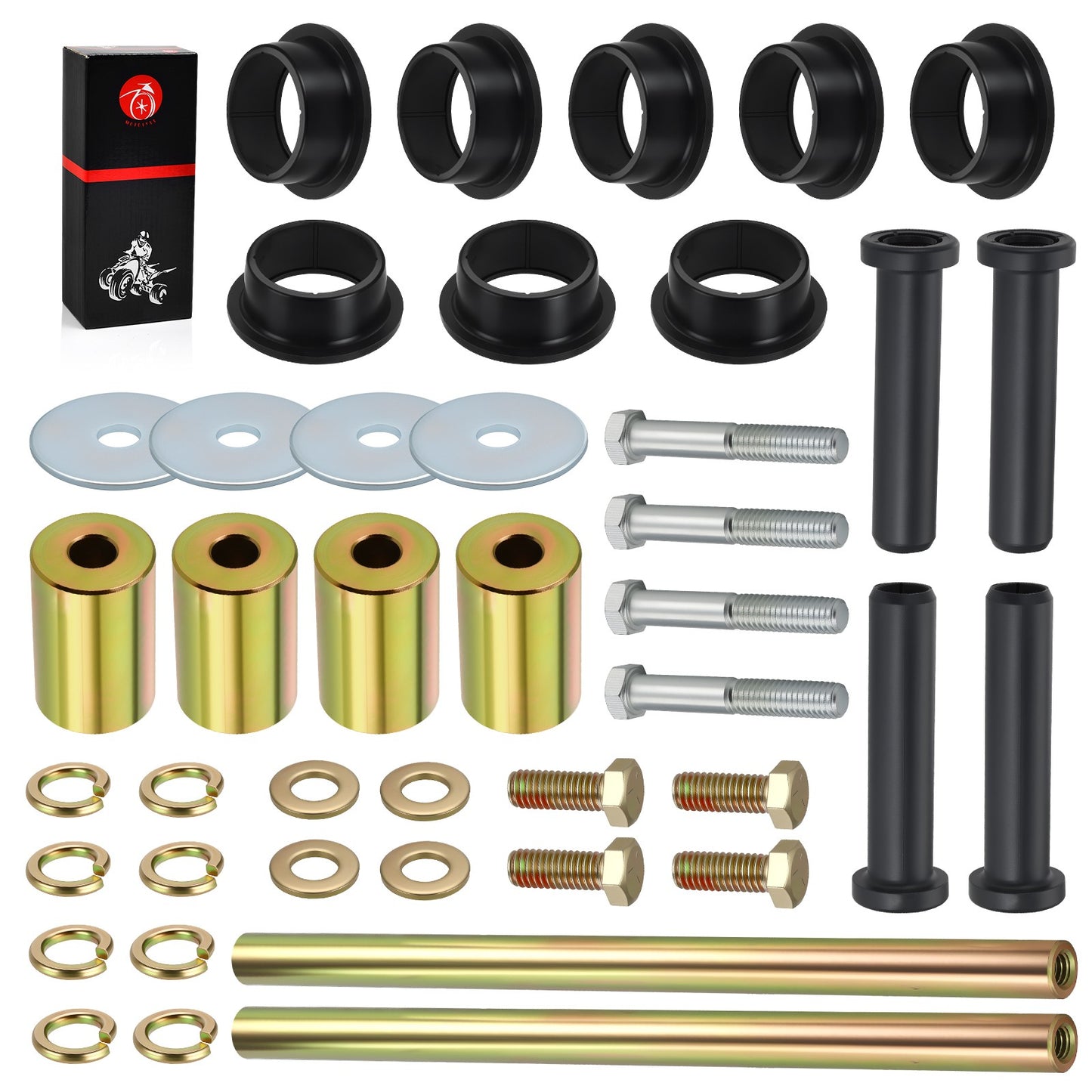 Rear Lower A-Arm Shaft Bushing Bolt Kit for Polaris Sportsman 800 (2005–2010)