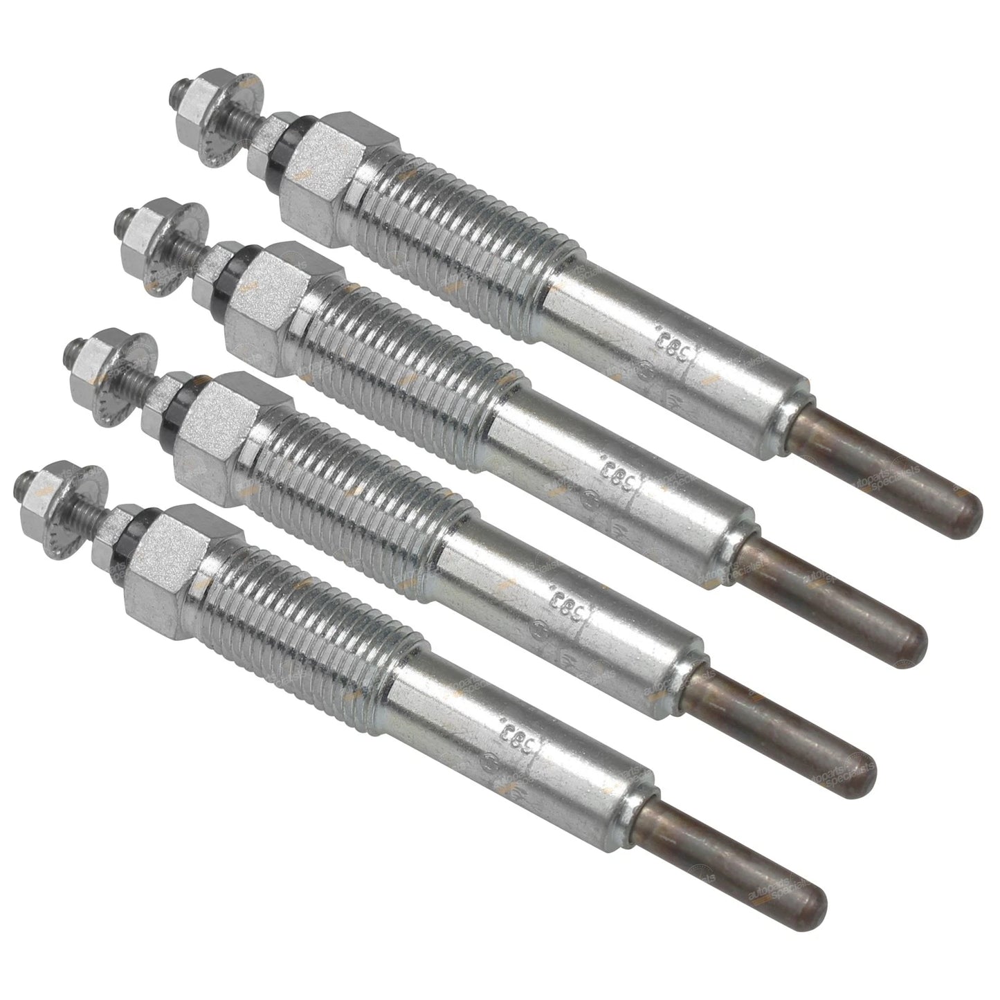 Set of 4 Glow Plugs for Mitsubishi Fuso Canter FB311 (1986–1994)