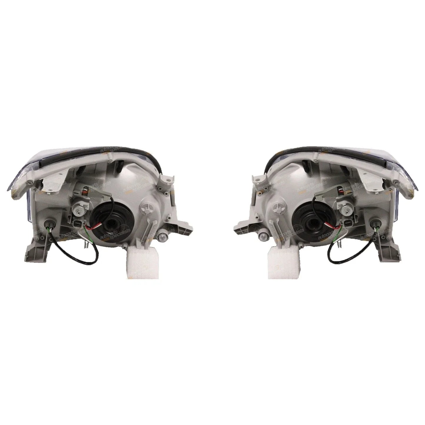 2 x Chrome Headlights for Toyota Prado GRJ120 KDJ120 KZJ120 (2003–2009)