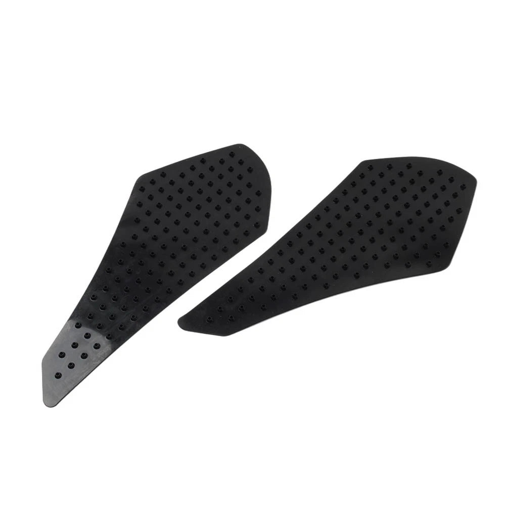Black Tank Traction Side Pad Decals for Yamaha YZF-R1 (2007–2008)