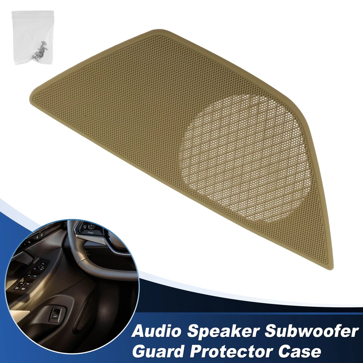 Speaker Grills Cover for BMW 5 Series (2010–2017) Right Door Plastic Beige