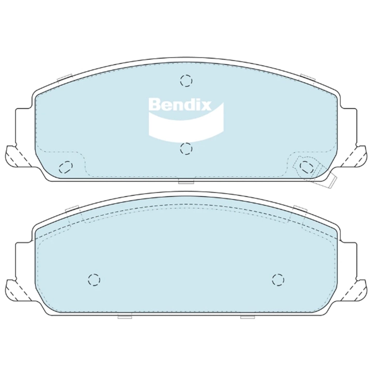 Set of 4 Disc Brake Pads for VE VF Commodore (2006–2017)