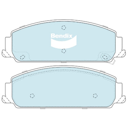 Set of 4 Disc Brake Pads for VE VF Commodore (2006–2017)