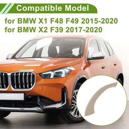 Door Panel Handle Pull Trim Cover for BMW X1 F48 F49 (2015–2020) No. 51417417511 Beige