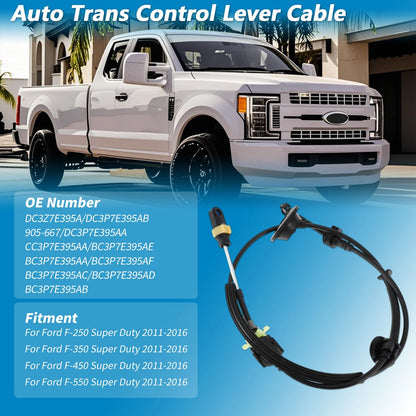 Auto Trans Gear Shifter Cable No.DC3Z7E395A for Ford F250 F350 F450 F550 (2011–2016)