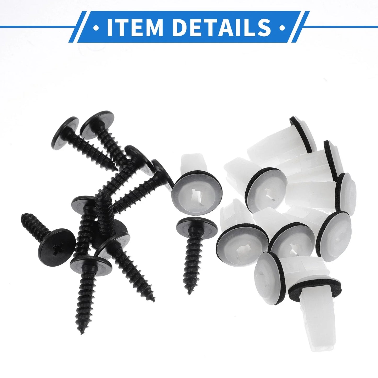 Fender Liner Splash Shield Bumper Cover Screw Kit for Honda Accord (2003-2007)