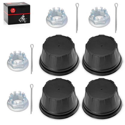 Set of 4 Wheel Center Caps for Honda Rancher 420 TRX420 (2007–2023)