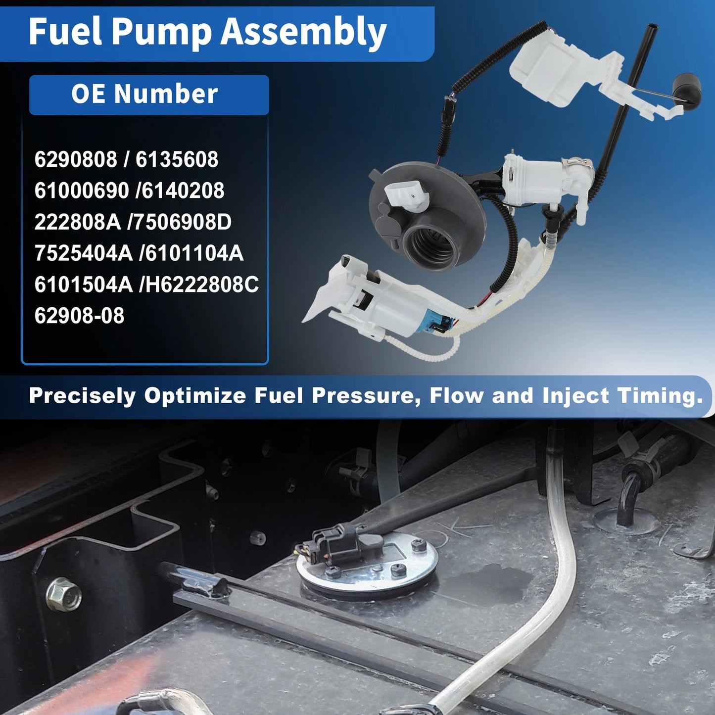 Fuel Pump Module Assembly for Harley Davidson Electra Road Glide (2008–2022)