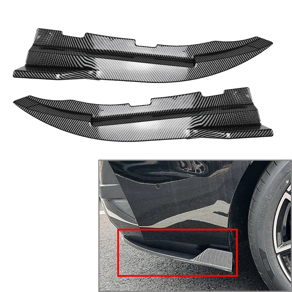 Carbon Front Bumper Lip Splitters for BMW 3 Series E92 E93 M-Tech 325i (2010–2013)