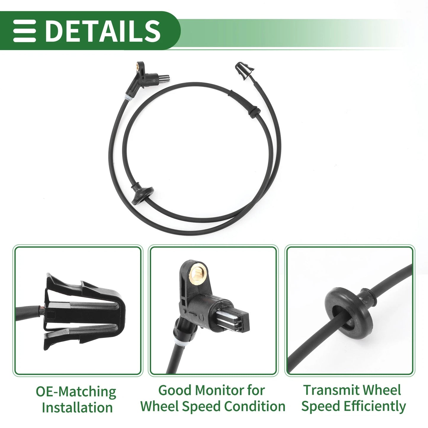 ABS Wheel Speed Sensor No. 6N0927807A for Chrysler Cordoba (1975–1983)