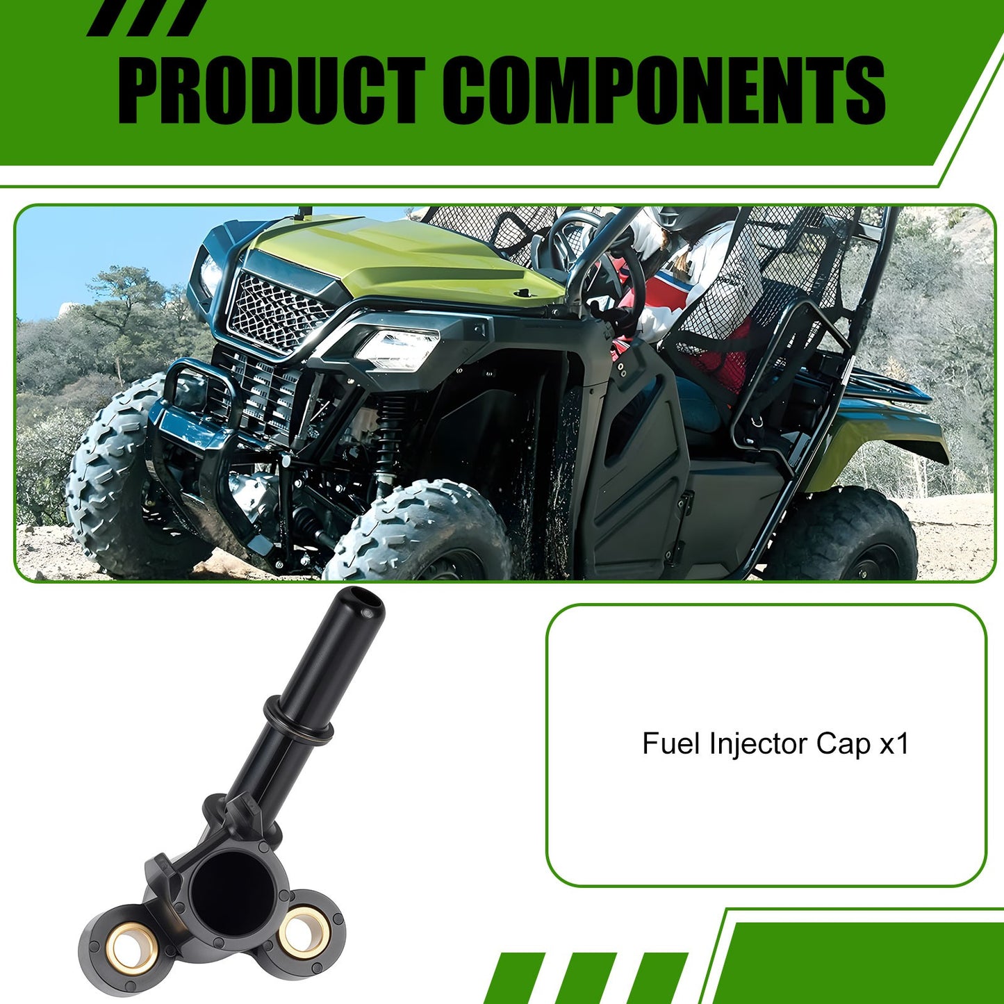 Fuel Injector Cap for Honda Pioneer 500 520 (2015–2023)