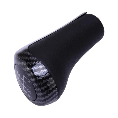 Carbon Fiber 5 Speed Manual Gear Knob for BMW 1 3 5 Series X1 X3 (2004-2023)