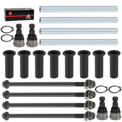 Set of 4 Front Upper A Arm Pivot Bushings for Polaris RZR 4 800 (2010–2014)