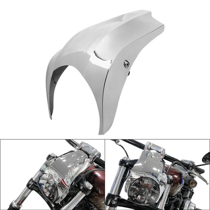 5.75" Chrome Headlight Fairing Cover for Harley Softail Breakout (2018-2024)