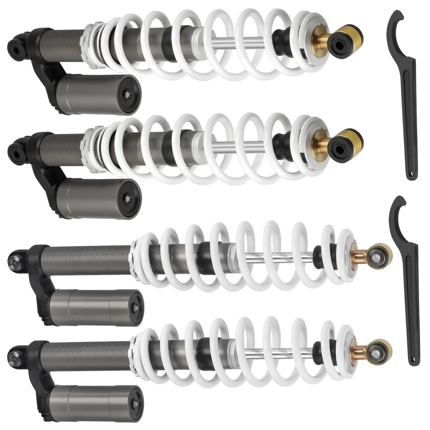 4pcs Air Shocks Absorbers w/ Tool for Polaris RZR S 800 EFI (2009–2012)