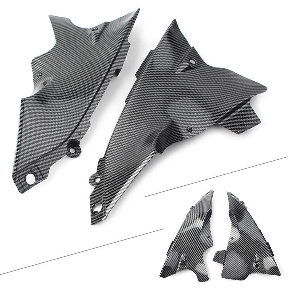 Carbon Fiber Look Front Dash Air Tube Trim Cover for Yamaha YZF-R1 (2004–2006)