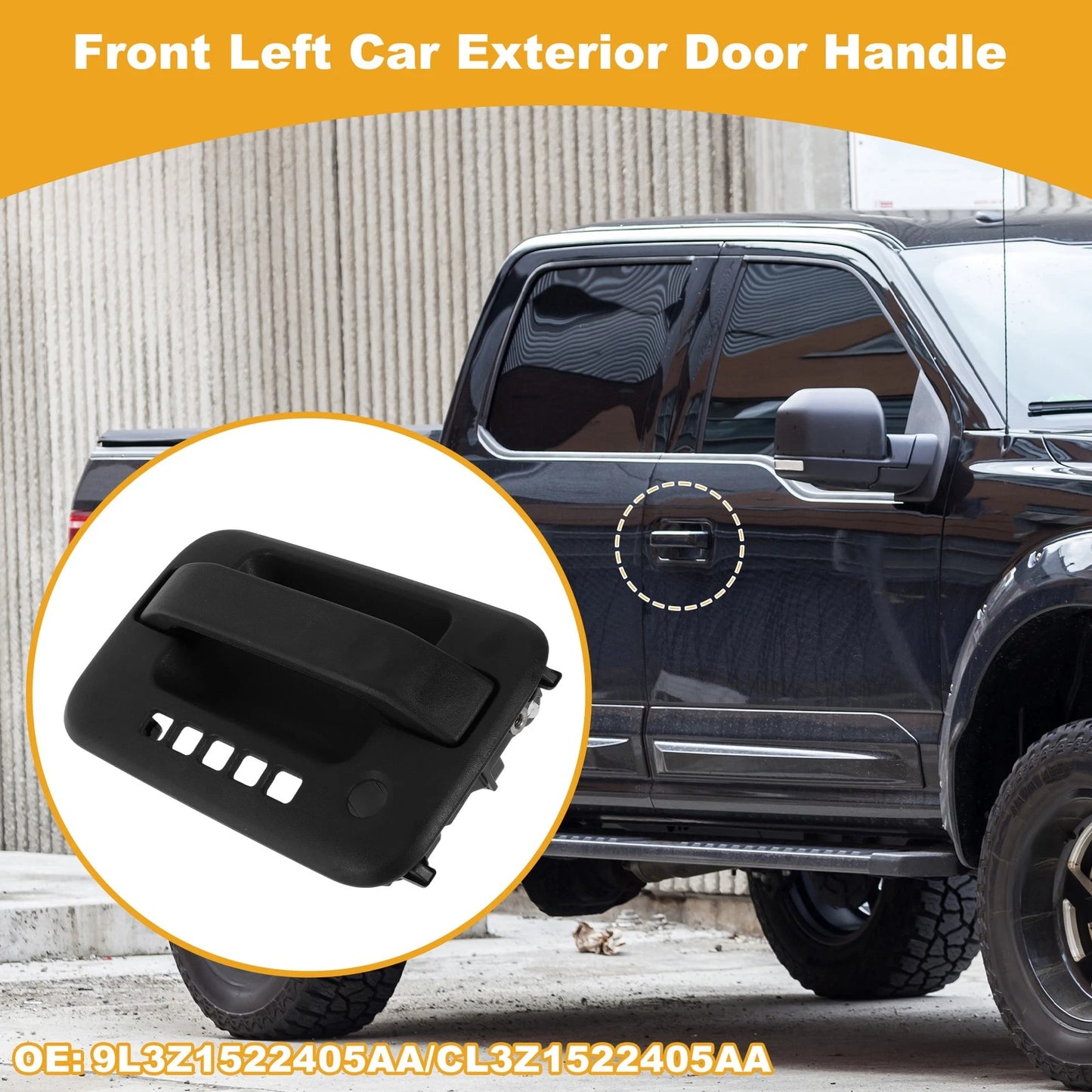 Door Handle No.9L3Z1522405AA for Ford F150 (2004–2014) Black