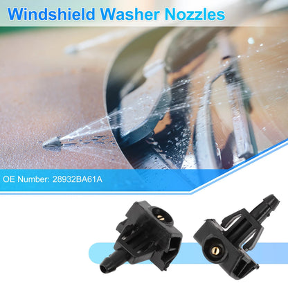 Set of 2 Windshield Washer Nozzles for Nissan Juke F15 (2015–2018) No. 28932BA61A