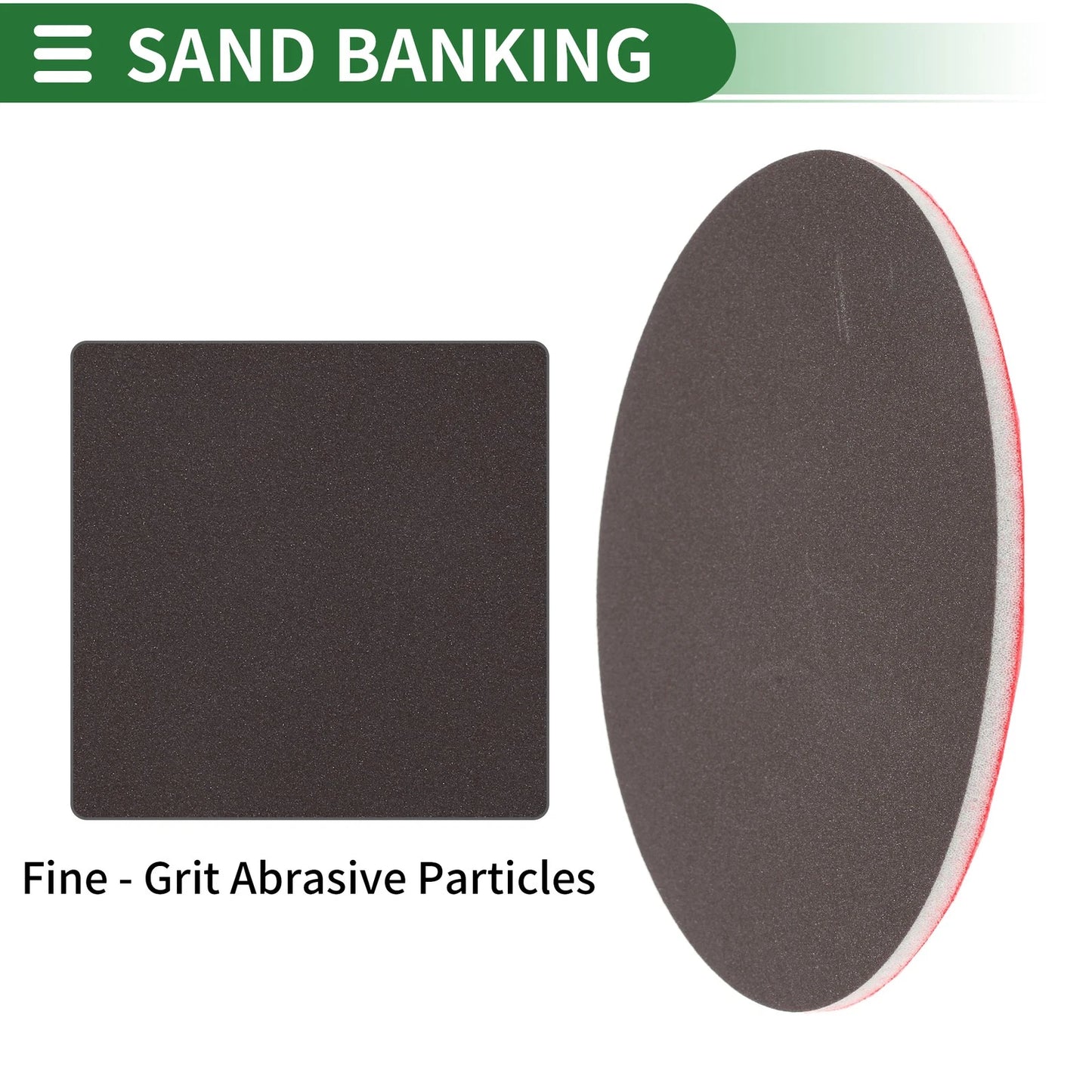 Set of 12 P600 Sanding Sponge Pads for Automotive Finishing
