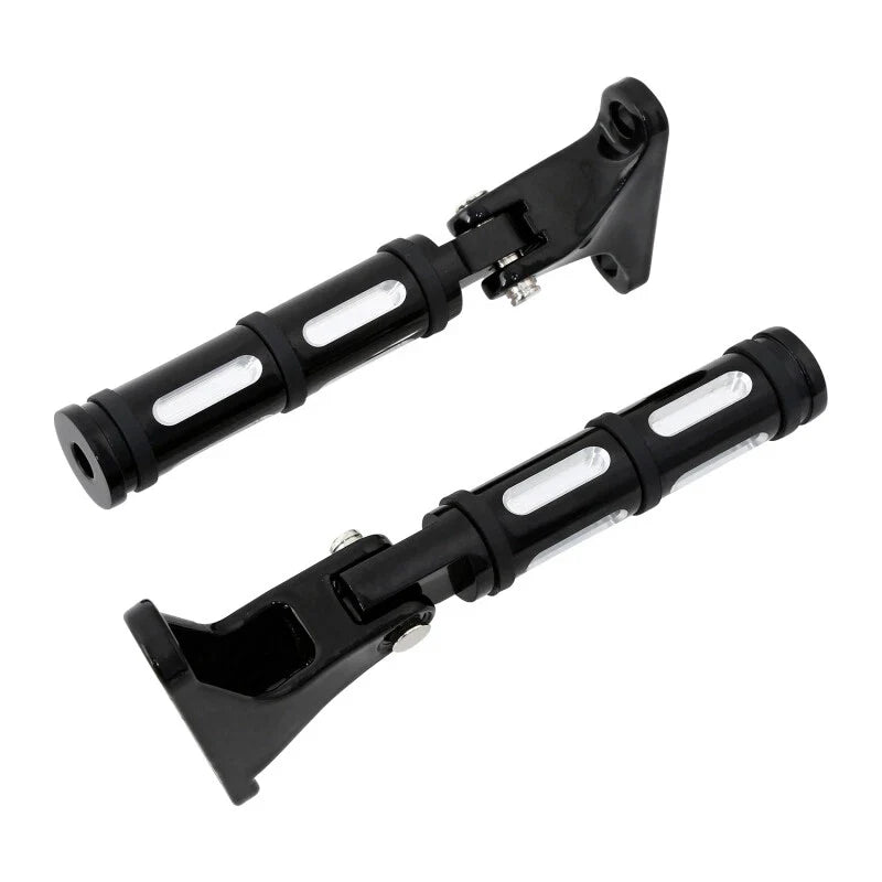 Black Passenger Footpeg for Harley Road King Street Electra Glide (1993-2025)