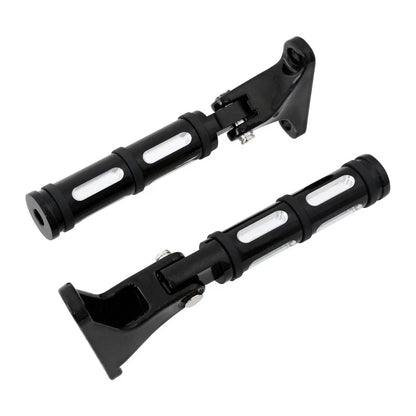 Black Passenger Footpeg for Harley Road King Street Electra Glide (1993-2025)