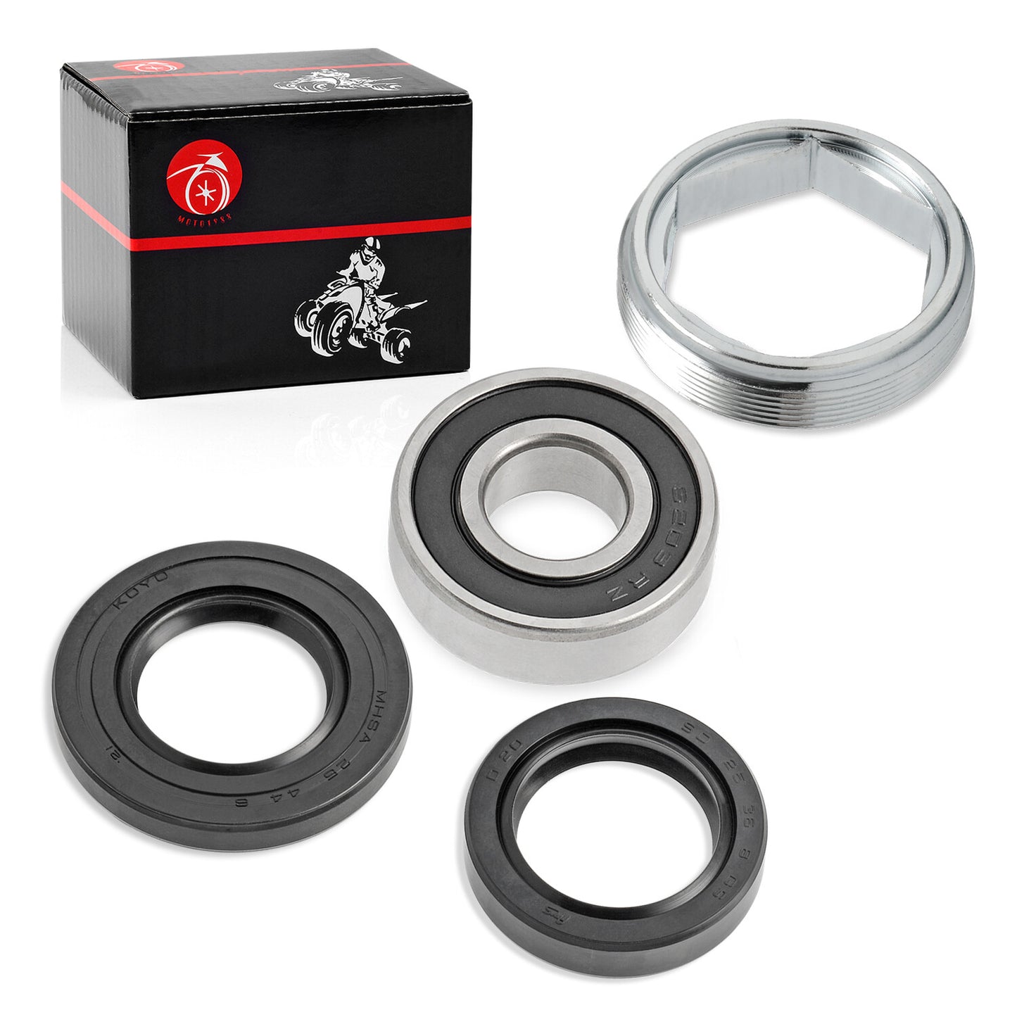 Steering Stem Bearing Seal Holder Nut for Yamaha Warrior Raptor 350 (1999–2006)