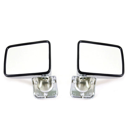 Set of 2 Chrome Door Mirrors for Mitsubishi L200 Strada Triton (1996–2004)