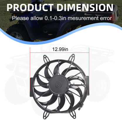 Radiator Cooling Fan Motor for Polaris Sportsman 500 400 450 (2000–2023)