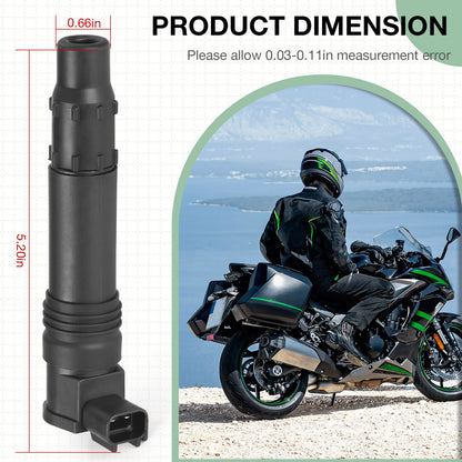 Set of 4 Ignition Coils for Kawasaki Ninja ZX-12R (2000–2005)