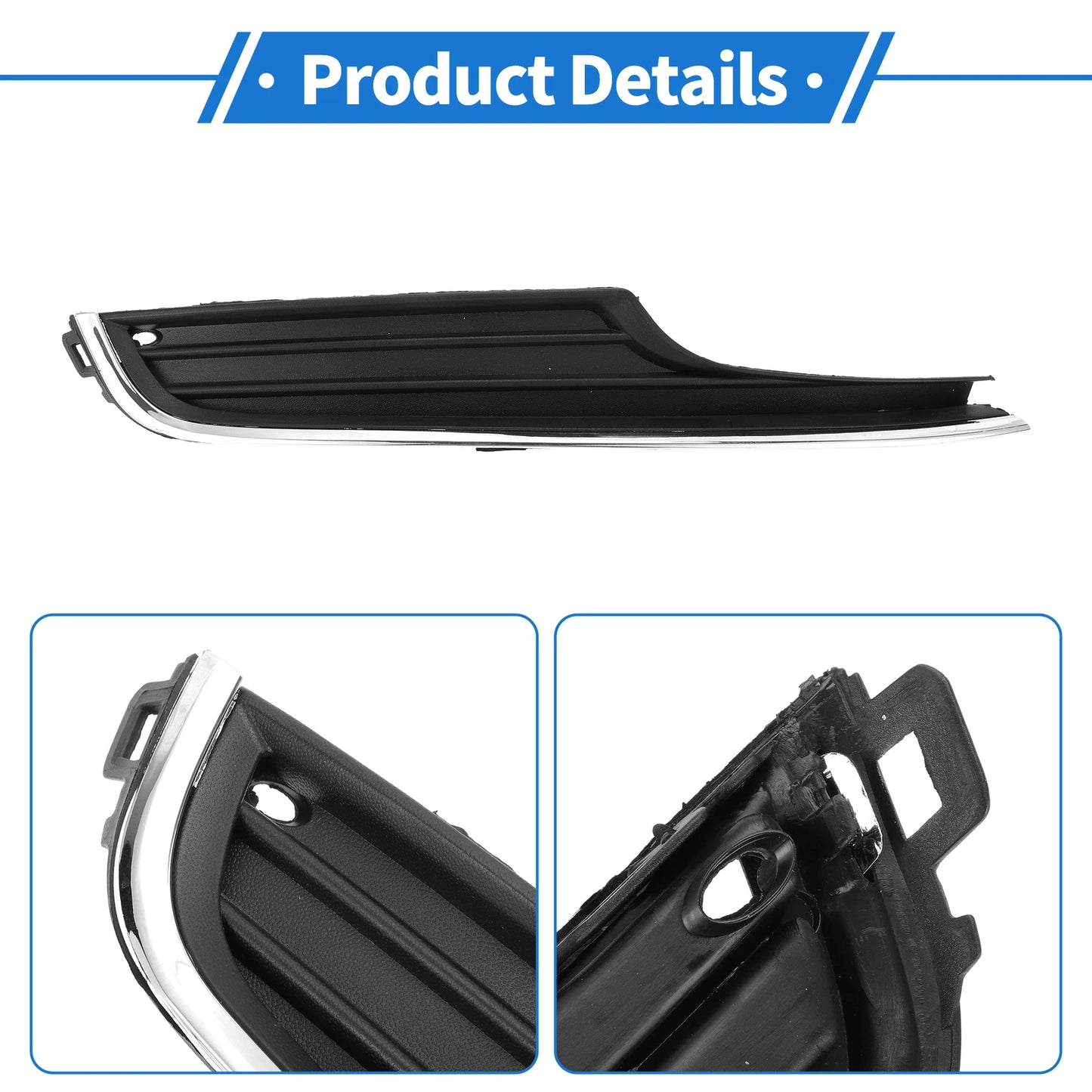 1 Pc Fog Light Grill for Volkswagen Golf (2013–2017) No. 5G0853666