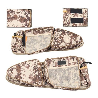 Front Side Door Storage Bags with Knee Pad for Polaris RZR XP 4 1000 Turbo S (2014-2023)