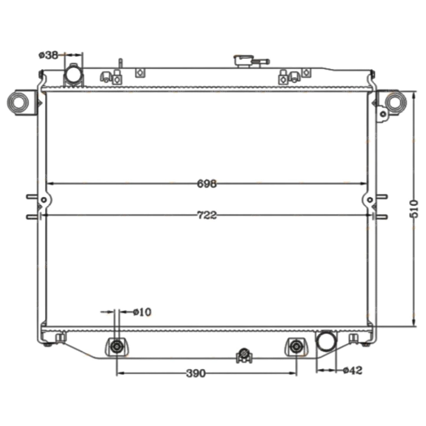Radiator for Toyota Landcruiser 100 Series (2002–2007)