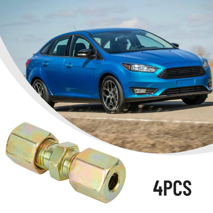 Brake Line Connector 4pcs for Brake Pipe 4.75mm