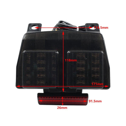 Clear LED Tail Light Brake & Turn Signal for Ducati 748 916 996 998 (94-04)