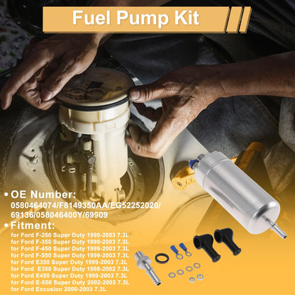 Fuel Pump Set for Ford F-250 Super Duty (1999–2003) Replaces 0580464074