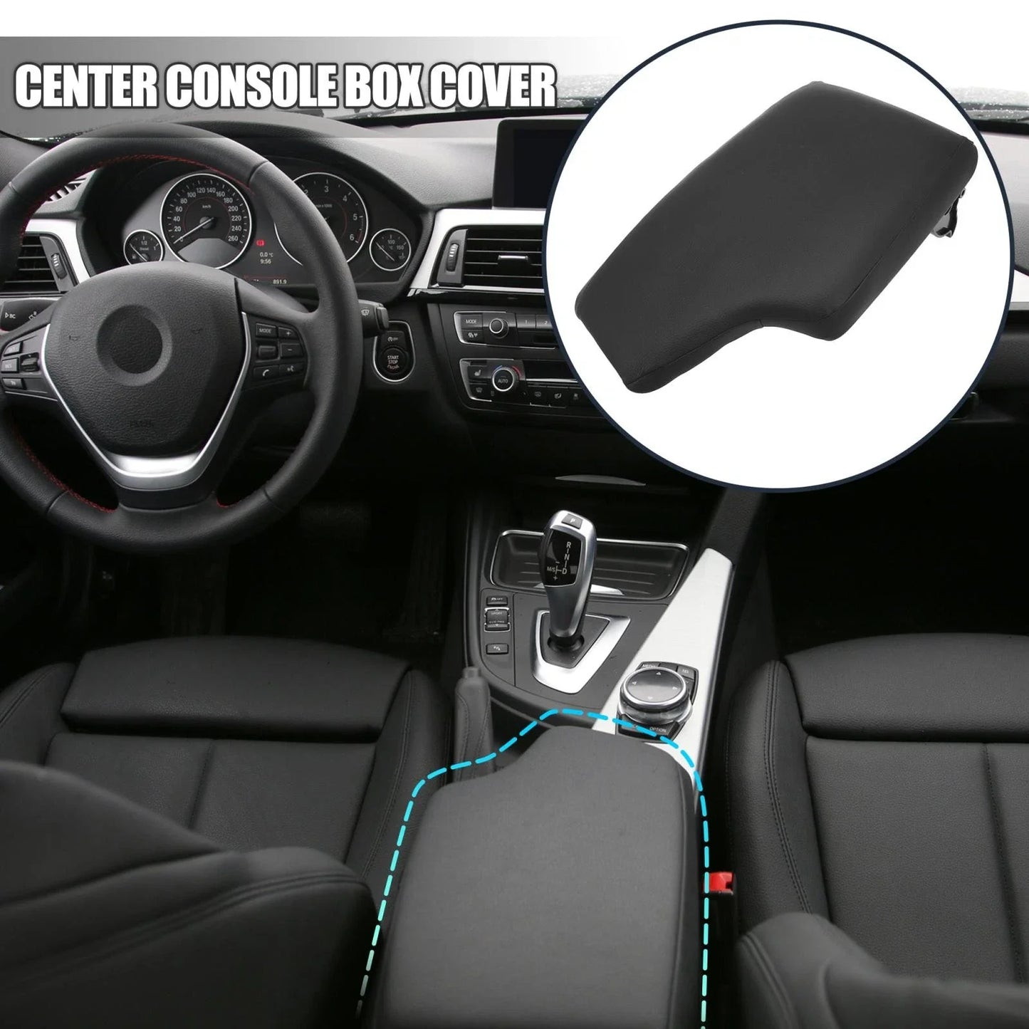 Center Console Armrest Panel Replacement for BMW 328i (2012 - 2016)