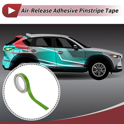 Pinstripe Tape 20mm x 10m for Car Motorcycle Boat Matte Green (1 Pc)